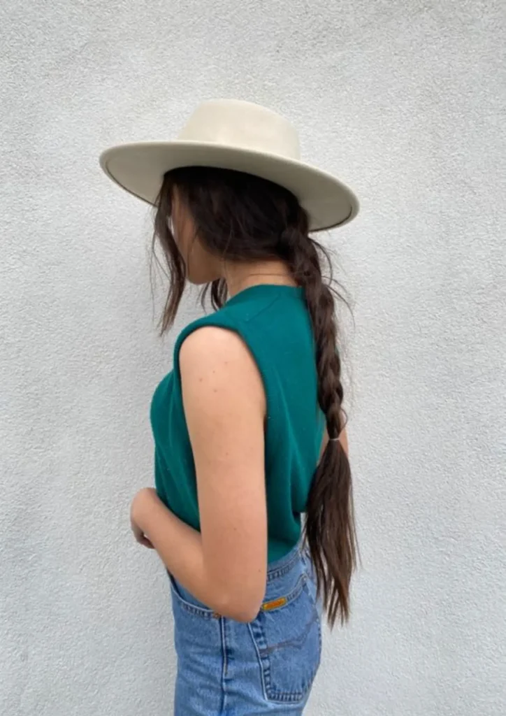 wear women hats with long hair